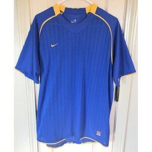 Nike Fit Dry Men's Med Blue Short Sleeved Athletic Shirt